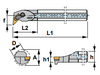 A24U-MVUN L 3 - 93° Side & End Cutting Edge Angle