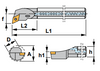 A12S-SDUC L 3M - 93° Side & End Cutting Edge Angle