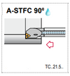 A12S-STFC R 2 - 90° Side & End Cutting Edge Angle