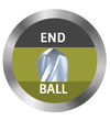 7/16" End Mill Single End Ball. Flute Length 1" - OAL 2-1/2" - 4 Flutes Uncoated