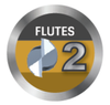 17/32" End Mill Single End Square. Flute Length 1-1/4" - OAL 3-1/2" - 2 Flutes Sky Coat