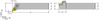 MDQNR 24-4D Tool Holder 17.5 Side Cutting Edge Angle for Negative 55 Diamond DNM_Inserts