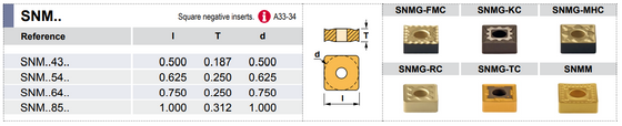 MSRN L 16-4D Tool Holder 75° End Cutting Edge Angle SNM__43__ Insert