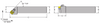 MSSNL 08-3A Tool Holder 45 Side Cutting Edge Angle for Negative Square SNM_Inserts