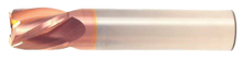  3/4" End Mill Single End Square. Stub Length. Flute Length 1" OAL 3" - 4 Flutes TiCN Coated