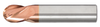 1/32" End Mill Single End Ball. Stub Length. Flute Length 1/16" OAL 1-1/2" - 2 Flutes TiCN Coated