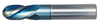 53/64" Solid Carbide End Mill Single Standard End Ball. Shank OD 7/8", Flute Length 1-1/2", OAL 4'' - 4 Flutes Sky Coat