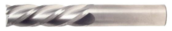 1/8" End Mill Single End Square. Long Length. Flute Length 3/4" OAL 2-1/2" - 4 Flutes Uncoated