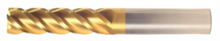  1" End Mill Single End Square. Long Length. Flute Length 2-1/4" OAL 5" - 2 Flutes TiN Coated