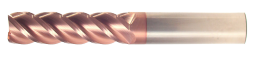 1/2" End Mill Single End Square. Long Length. Flute Length 1-1/2" OAL 4" - 4 Flutes TiCN Coated