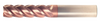 1" End Mill Single End Square. Long Length. Flute Length 2-1/4" OAL 5" - 4 Flutes TiCN Coated