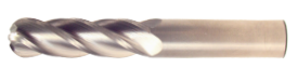 5/16" End Mill Single End Ball Nose. Long Length. Flute Length 1-1/8" OAL 3" - 2 Flutes Uncoated
