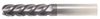 1" End Mill Single End Ball Nose. Long Length. Flute Length 2-1/4" OAL 5" - 2 Flutes AlTiN Coated