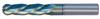 5/32" Solid Carbide End Mill Single End Ball. Long. Shank OD 3/16", Flute Length 3/4", OAL 2-1/2'' - 4 Flutes Sky Coat