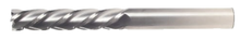  1" End Mill Single End Square. Extra Long Length. Flute Length 3" OAL 6" - 2 Flutes Uncoated