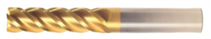 5/8" End Mill Single End Square. Extra Long Length. Flute Length 3" OAL 6" - 4 Flutes TiN Coated