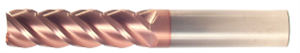5/8" End Mill Single End Square. Extra Long Length. Flute Length 3" OAL 6" - 4 Flutes TiCN Coated