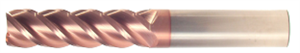 3/8" End Mill Single End Square. Extra Long Length. Flute Length 1-1/2" OAL 6" - 2 Flutes TiCN Coated