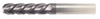 3/16" End Mill Single End Ball. Extra Long Length. Flute Length 1-1/8" OAL 3" - 4 Flutes AlTiN Coated