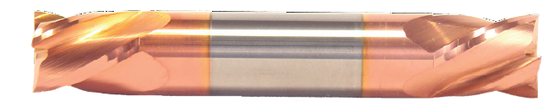 3/4" End Mill Double End Square. Stub Length. Flute Length 7/8" OAL 4" - 2 Flutes TiCN Coated