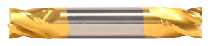 9/32" End Mill Double End Square. Stub Length. Flute Length 1/2" OAL 2-1/2" - 4 Flutes TiN Coated