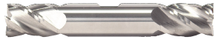  11/32" End Mill Double End Square. W/Weldon Flats. Flute Length 3/4" OAL 3-1/2" - 2 Flutes - Uncoated