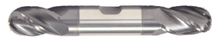  3/4" End Mill Double End Ball. W/Weldon Flats. Flute Length 1-1/2" OAL 6" - 4 Flutes - AlTiN Coated