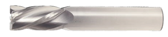 19/32'' End Mill Single End Square. Corner Radius .090" - Shank OD 5/8" Flute Length 1-1/4" OAL 3-1/2" - 2 Flutes - Uncoated