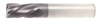 1/8" End Mill Single End Square. Corner Radius .030" - Shank OD 1/8'' Flute Length 1" OAL 3" - 2 Flutes - AlTiN Coated