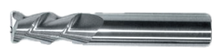  1" End Mill High Performance, Single Square End. High Helix 45 Degree - Shank OD 1" LOC 1-3/4" OAL 4" - 2 Flutes Uncoated