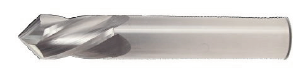 Solid Carbide Drill Mill Single End. Cutter Diameter 3/4". Shank OD 3/4". Flute Length 1-1/2". OAL 4". 4 Flutes - 90 Degree Point - Uncoated