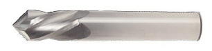 Solid Carbide Drill Mill Single End. Cutter Diameter 3/16". Shank OD 3/16". Flute Length 5/8". OAL 2". 2 Flutes - 90 Degree Point - Uncoated