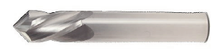  Solid Carbide Drill Mill Single End. Cutter Diameter 3/4". Shank OD 3/4". Flute Length 1-1/2". OAL 4". 2 Flutes - 90 Degree Point - Uncoated