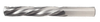 Solid Carbide Drill Jobber Length. Cutter Diameter F. Flute Length 2" & OAL 3-1/4" - 3 Flutes - 150 Degree Point - Uncoated