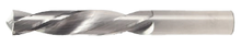  Solid Carbide Drill Jobber Length. Cutter Diameter 25. Flute Length 1-3/8". OAL 2-1/2" - 2 Flutes - 118 Degree Point - Uncoated
