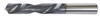 Solid Carbide Drill Jobber Length. Cutter Diameter 44. Flute Length 1". OAL 2" - 2 Flutes - 118 Degree Point - AlTiN