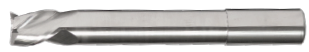 1" Spoon Cutter - Center Cut. Single End with 38 Degree Helix. Shank OD 1" - LOC 1-1/4" - OAL 5" - 3 Flutes for Aluminum & non-ferrous machining. Uncoated
