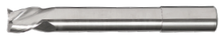  5/16" Spoon Cutter - Center Cut. Single End with 38 Degree Helix. Shank OD 5/16" - LOC 7/16" - OAL 4" - 3 Flutes for Aluminum & non-ferrous machining. Uncoated