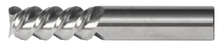  1" Spoon Cutter - Center Cut. Single End with 60 Degree Helix. Shank OD 1" - LOC 1-3/4" - OAL 4" - 3 Flutes for High-speed Finishing. Uncoated