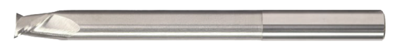 3/8" End Mill Single End Square. Long Reach. Shank OD 3/8" LOC 1/2" OAL 4" - 2 Flutes Uncoated