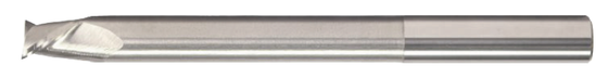 1/2" End Mill Single End Square. Long Reach. Shank OD 1/2" LOC 5/8" OAL 6" - 2 Flutes Uncoated