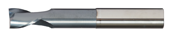 1" End Mill Single End Square. Long Reach. Shank OD 1" LOC 1-1/4" OAL 7" - 2 Flutes AlTiN Coated