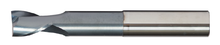  1" End Mill Single End Square. Long Reach. Shank OD 1" LOC 1-1/4" OAL 6" - 2 Flutes AlTiN Coated