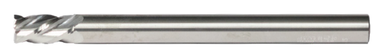 1/2" End Mill Single End Square. Long Reach. Shank OD 1/2" LOC 1" OAL 6" - 2 Flutes AlTiN Coated