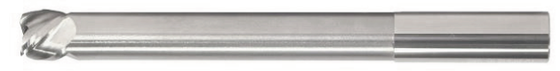3/8" End Mill Single End Square. Extra Long Reach. Shank OD 3/8" LOC 1/2" OAL 6" - 2 Flutes Uncoated