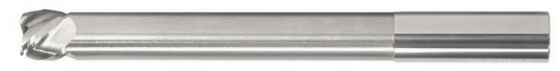 1" End Mill Single End Square. Extra Long Reach. Shank OD 1" LOC 1-1/4" OAL 10" - 2 Flutes Uncoated