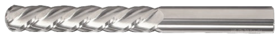 7/16" End Mill Single End Ball. Extra-Extra Long Lengths. Shank OD 7/16" Flute Length 3" OAL 6" - 4 Flutes Uncoated