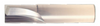 1/4" Beefy End Mill Center Cut Single End Straight Flute LOC 3/4" OAL 2-1/2" - 2 Flutes Uncoated