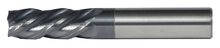  7/32" End Mill Single End Square; Flute Length 3/4" OAL 2-1/2" - 4 Flutes AlTiN Coated - Hot Mill