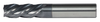 1/8" End Mill Single End Square; Flute Length 1/2" OAL 1-1/2" - 4 Flutes AlTiN Coated - Hot Mill